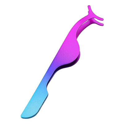 False Eyelash Tweezers Fake Eye Lash Applicator Eyelash Extension Curler Nipper Auxiliary Clip Clamp Makeup Forceps Tools supply