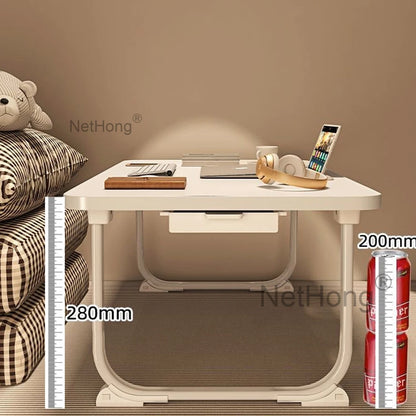 Folding Laptop Desk for Bed Tray Table Desk Bed Sofa Laptop Portable Lap Desk With tablet slot and cup holder Table support