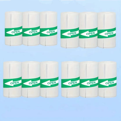 10Pcs Mini Printer Paper For peripage Self Adhesive Thermal Paper Printable Sticker Paper for Pocket Thermal Printer