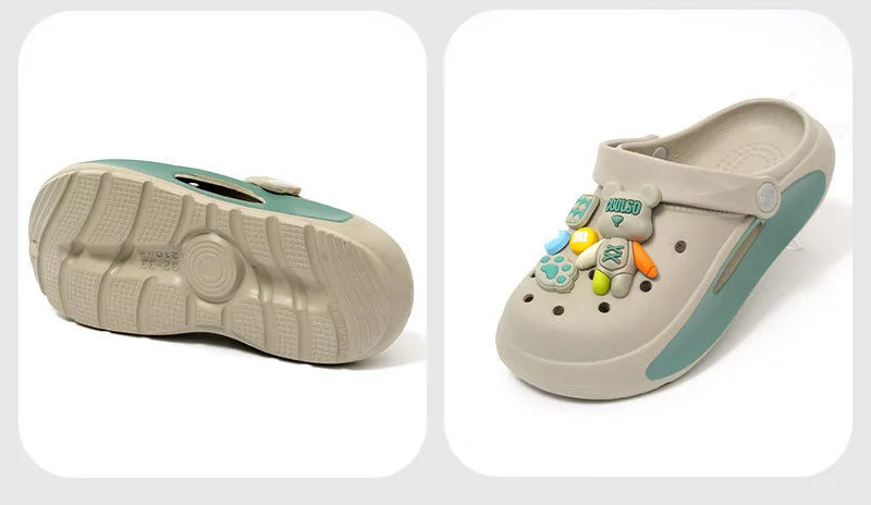 Casual Cute Non Slip Clogs For Girls, Breathable Lightweight Garden Clog Shoes For Indoor Outdoor Shower Beach Pool