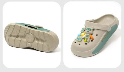 Casual Cute Non Slip Clogs For Girls, Breathable Lightweight Garden Clog Shoes For Indoor Outdoor Shower Beach Pool