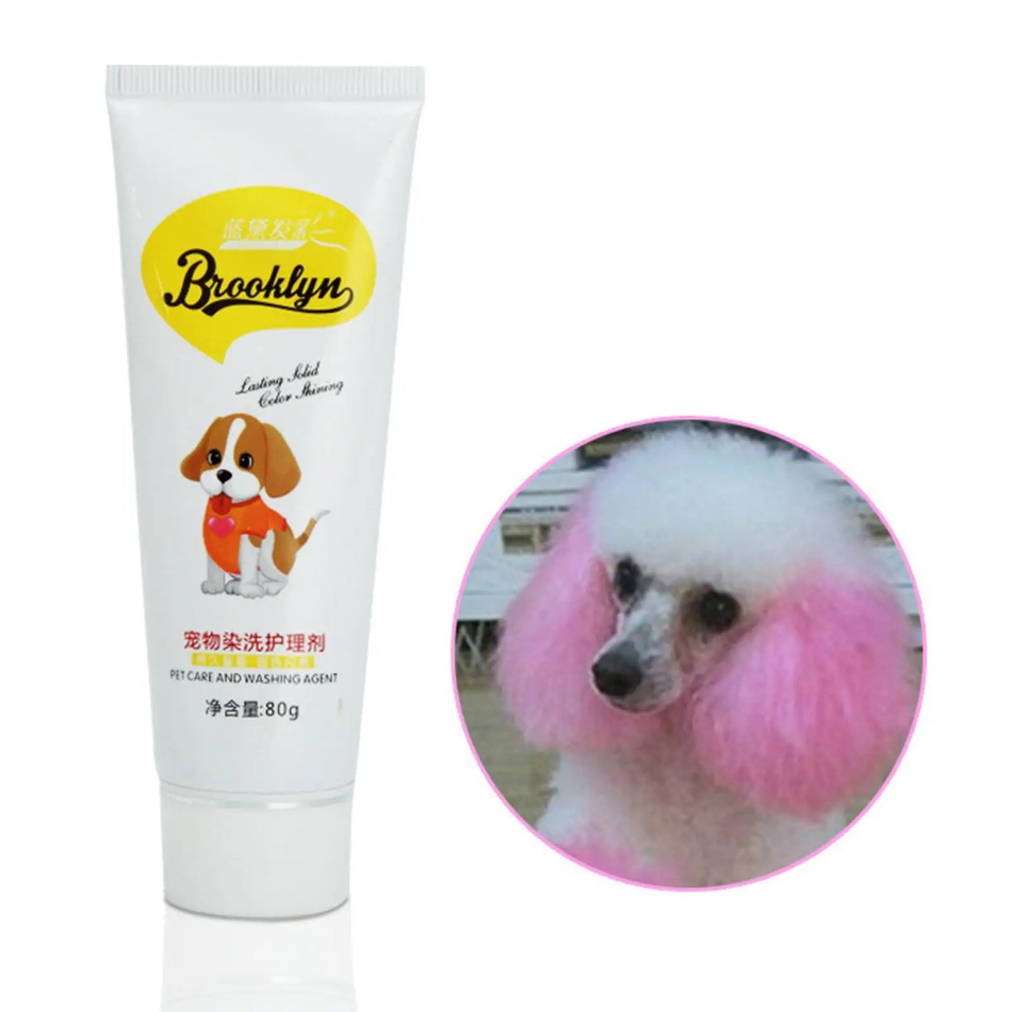 Dog Hair Dye Safely Grooming Lightweight Pet Care Professional Hair Dye Coloring