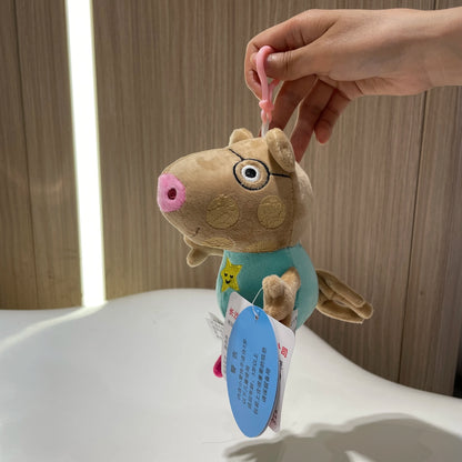 19cm 100% Genuine PEPPA PIG Stuffed Soft Doll Peppa George Zoe Suzy Rebecca Emily Danny Pedro bear Dinosaur Children Plush toy