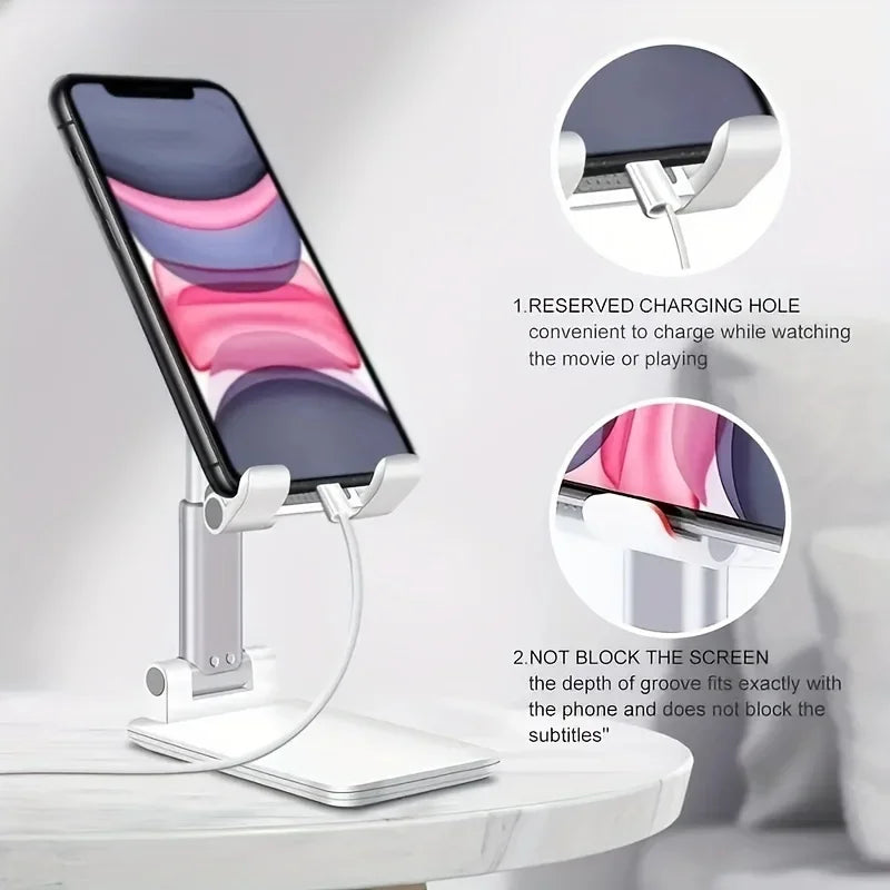 Mobile Phone Holder Stand Desktop Lazy Bedside Bracket Support Stand Foldable and Hoisting Multi-Function Telescopic Holder