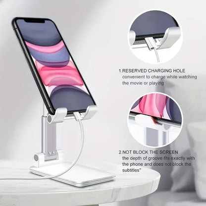 Mobile Phone Holder Stand Desktop Lazy Bedside Bracket Support Stand Foldable and Hoisting Multi-Function Telescopic Holder