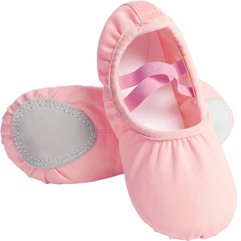 Women Ballet Shoes Canvas Girls Dance Slippers Split Sole Gymnastics Yoga Dancing Shoes Children Adult Ballerina Shoes