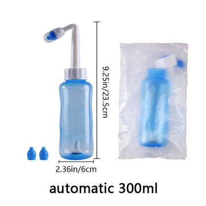 Nose Wash Cleaner Nasal Irrigator Rinse Bottle Nose Protector Avoid Allergic Rhinitis Adults Children Neti Pot 300ML 500ML