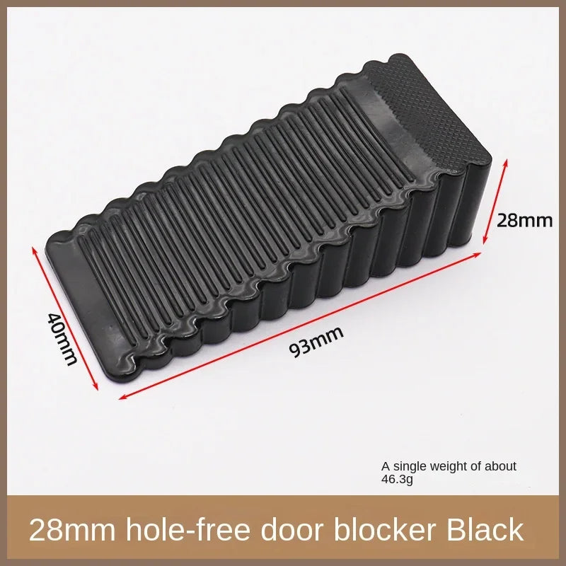 Safety Silicone Door Stop Block Wedge  Stop Door Stopper Home Offices Door Rear Retainer Impact Stopper Rubber Stops No Drill