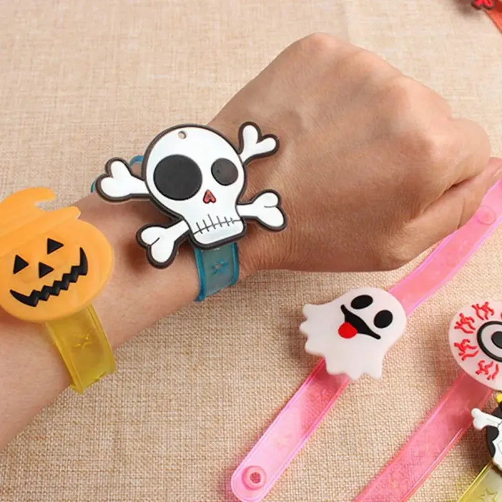 Glowing Halloween Bracelets & Rings for Kids - 12-36 Pcs Party Favor Set | Glow in Dark Toys