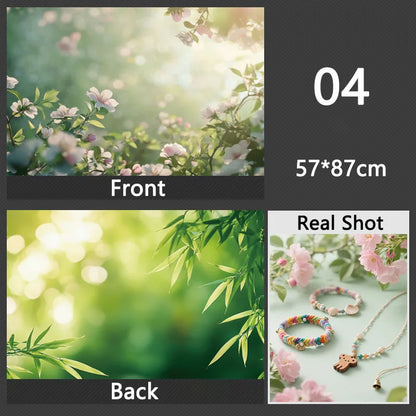 3D Double Sided Photography Backdrops 57*87cm Photos Background Props Product Food Photo Decoration Accessories Wallpaper