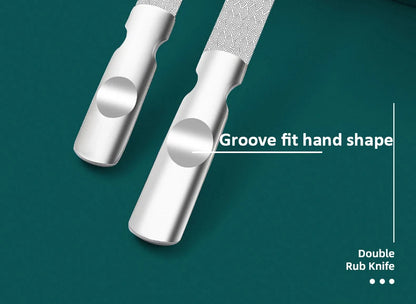 1Pcs Stainless Steel Nail Files High-Quality Double SidedManicure Pedicure Grooming For Professional Finger Toe Nail Care Tools