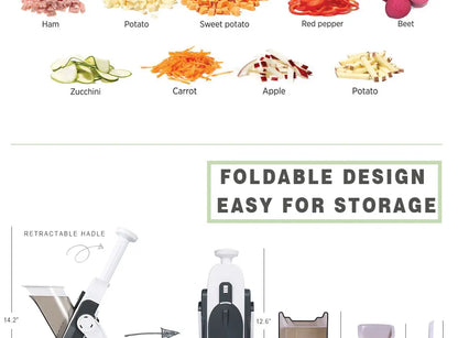 Mandoline Slicer for Kitchen, Kitchen Accessories, One for All Vegetable Slice, Food Chopper, Cutter, Dicer Fruit, French Fry, J