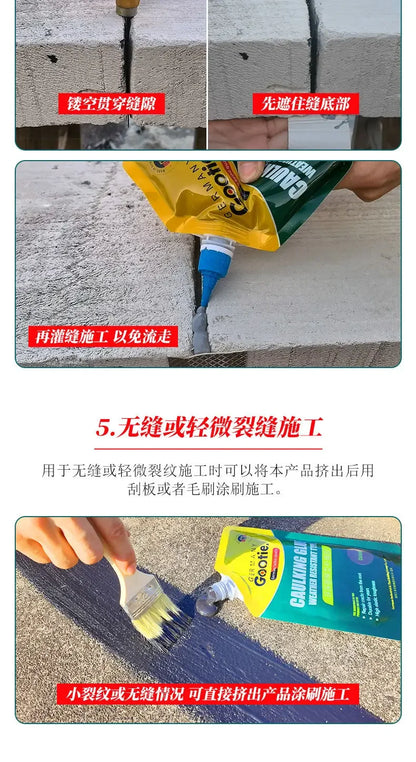 Caulk Roofing Waterproof Sealant  Angle Crack Repair Cement Durable Plugging Material Leak Fixing Maintenance Easy-Use Solution