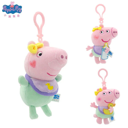 100% Genuine Peppa Pig Evy dinosaur Teddy Bear Peppa George Evie Plush Toy Boy Girl Birthday Gift Toys Christmas Stuffed Doll