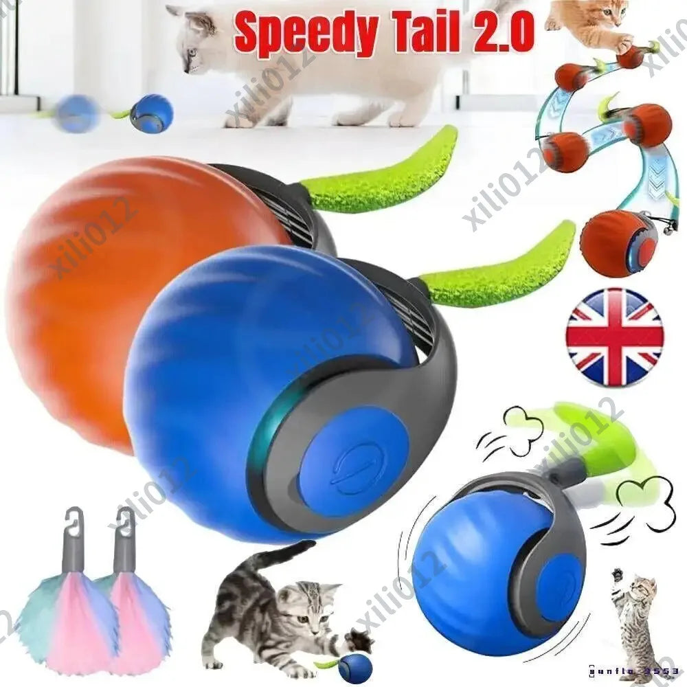 2.0, Speedy Tail Interactive Toy, Smart Cat Rolg Ball UK