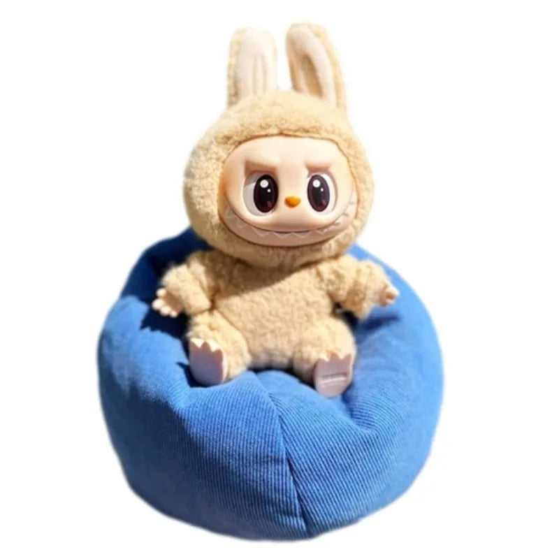 For Labubu Mini Sofa Bjd Doll Room Decoration Plush Doll Series Seat Decoration V2 Universal Children's Toys Birthday gift