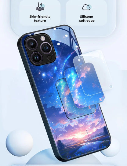 Resident Evil Requiem Phone Case For iphone 17 16 15 14 13 12 Pro Plus Max New Electroplated glass Case