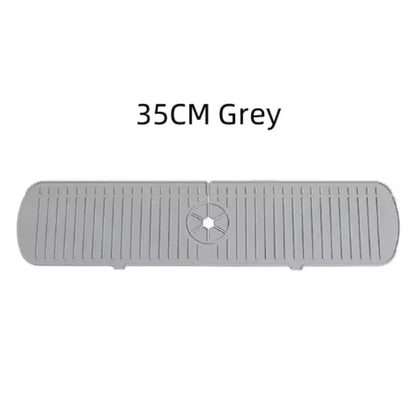 1pcs Silicone Faucet Water Catcher Mat Sink Splash Guard Anti Slip Spill Proof Drying Pad Kitchen Gadgets Home Sink Accessories
