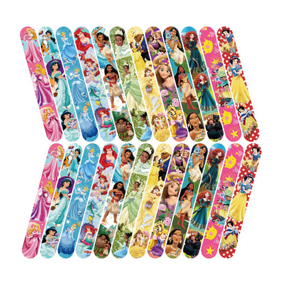 Disney Princess Slap Bracelet Party Favor Girls Kids Birthday Party Gifts Bag Filling Material Princess Theme Party Decorations