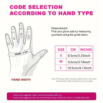 50/100PCS Disposable Pink Nitrile Gloves for Hairdressing Manicure Washing Cars Waterproof Dishwashing  Kitchen Tools Latex Free