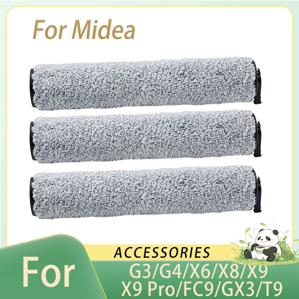 Brush For Midea X6/X8/G3/G4/X9/X9 Pro/FC9/GX3/T9 Replacement Spare Parts Wet Dry Vacuum Cleaner Roller Brush Accessories