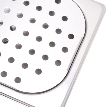 Built-in Cup Washer Stainless Steel Glass Cleaning Rinser High Pressure Cup Washer With Drain Drip Tray Hose For Bar Coffee Shop