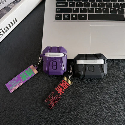 EVANGELION Earphone Case for AirPods 1 2 3 Pro 2 Case Anime Earphone Protective Cover for AirPods 4 Drop-resistant Shell Gifts