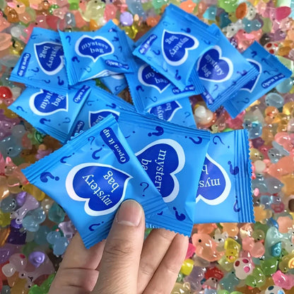 60pcs Glow In The Dark Mini Resin Animals & Mushroom Blind Bags Fairy Garden Decor Micro Landscape Birthday Gift Surprise