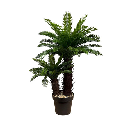 HXGYZP Coconut Palm Artificial Plant Potted Large Tropical Tree With Black Plastic Pot Indoor Outdoor Home Decoration Plants