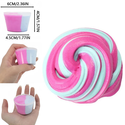 80ml Slime Fluffy Supplies Toys Soft DIY Clay Light Plasticine Putty Playdough Lizun Polymer Modelling Charms Slime Putty Toys