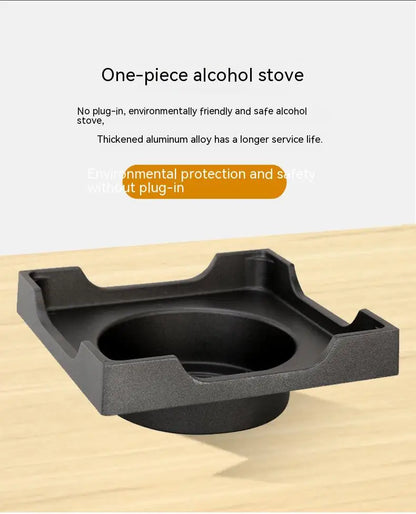 Smokeless Portable BBQ Grill Korean Japanese Barbecue Grill Charcoal BBQ Oven Alcohol Stove Household Non-stick Cooking Tools