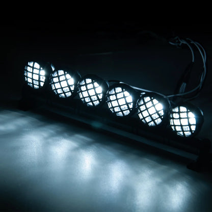 MIBIDAO 2/4LED RC Car Roof Light Round Lamp Spotlight For 1/10 Axial SCX10 II 90046 TRX4 Tamiya CC01 D90 D110