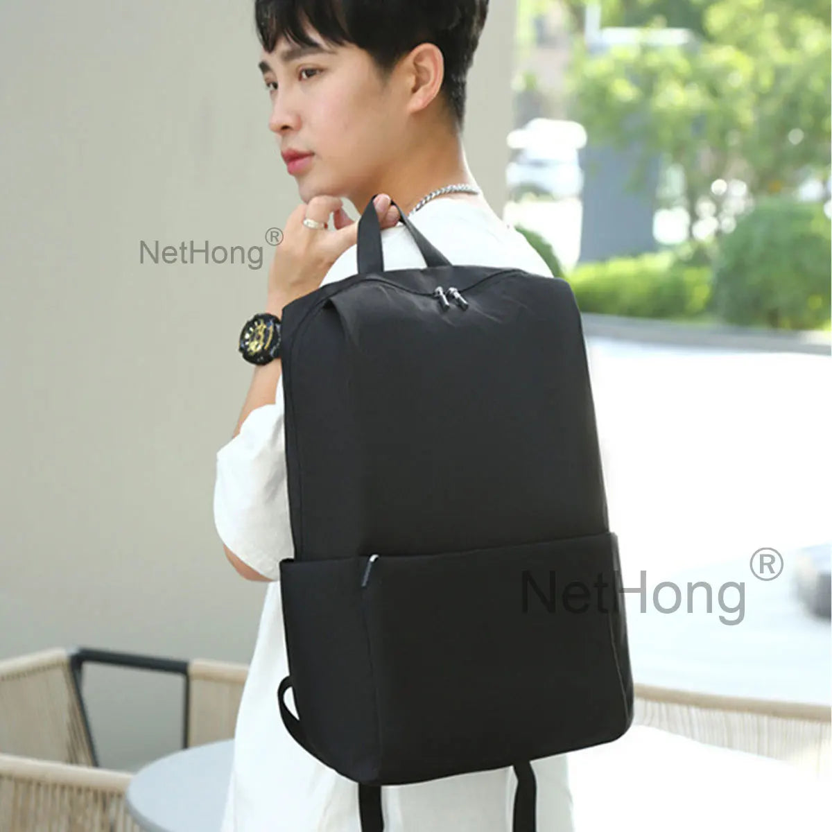 Colorful Student Laptop Backpack Unisex Lightweight Large Capacity Bag Option Dual-Shoulder Computer Bag