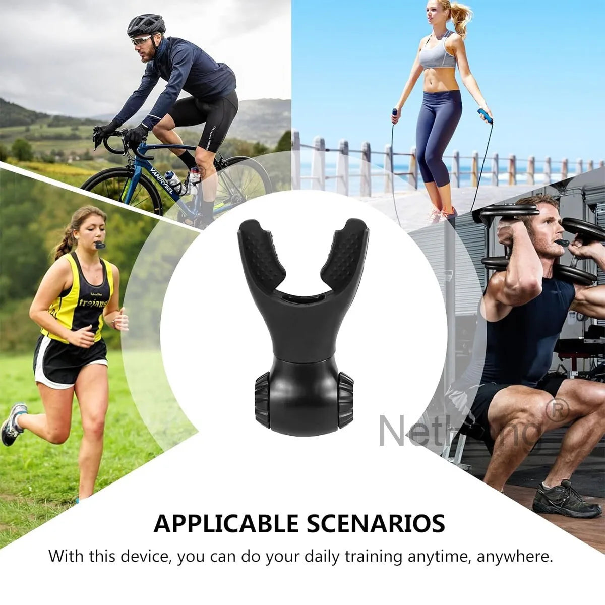 Breathing Trainer Lung Respirator Fiess Equipment Respiratory Exercise Trainin