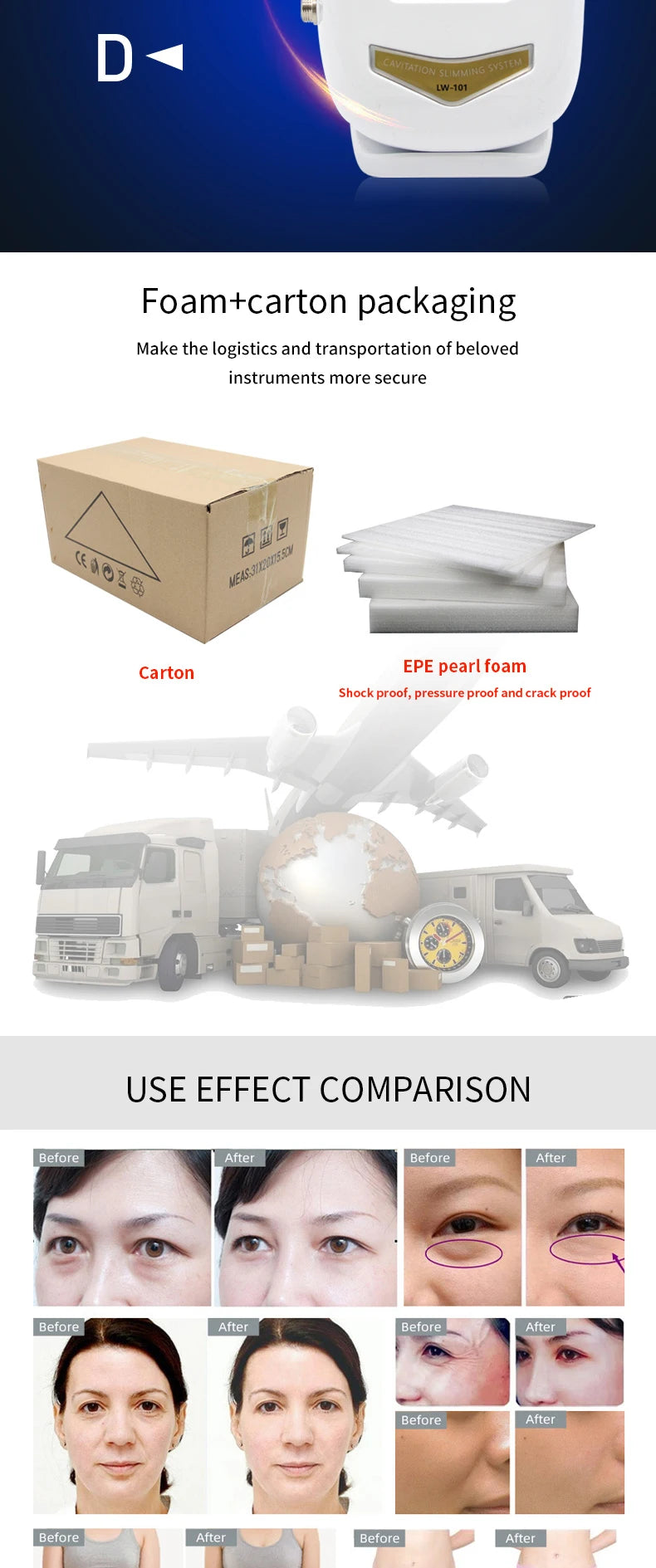 2022 Hot Selling 40K Ultrasonic Cavitation Body Facial Radiofrequency Massage Weight Loss Machine Body Shaping Slimming Fat Burn