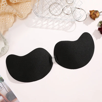 FINETOO Invisible Silicone Bra - Strapless Adhesive Push Up Bra for Women