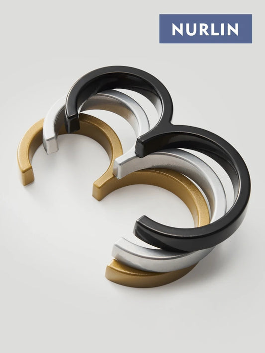 Nurlin 5 inchs 125mm Luxury Address Big House Numbers Modern Gold Black Silver Floating Signage Outdoor Digits Mailbox Sign