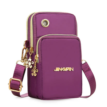 Women's Crossbody Phone Bag - Mini Shoulder Purse with Neck Strap for Running & Travel