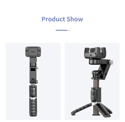Handheld Gimbal Stabilizer Selfie Stick Tripod For iPhone Android Cell Phone Mobile Smartphone Camera Hand Portable Cellphone