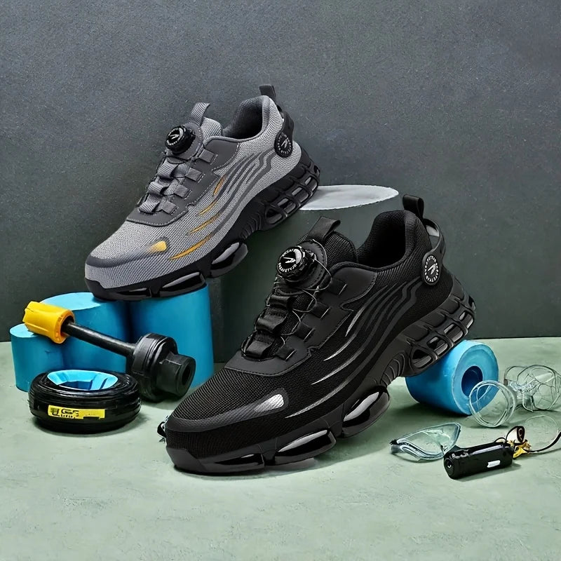 Men's Safety Shoes Are Suitable for Construction Work Leisure Sports Shoes Anti Puncture and Anti Smashing Steel Toe Shoes