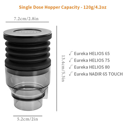 Coffee Beans Grinder Single Dose Hopper/Bellows Coffee Grinder Bean Bin Blowing Cleaning Tools For Eureka Mignon And Helios