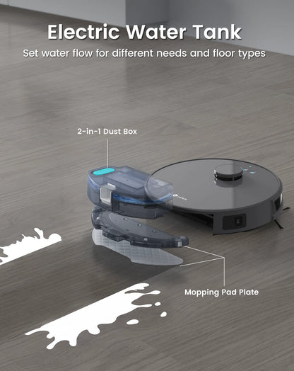 Lefant M1 Robot Vacuum Cleaner with mopping 4000Pa Suction, Lidar Navigation,WiFi/App/Alexa, Ideal for Pet Hair,Carpet