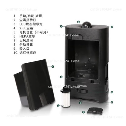 Hair Salon Special High-power Infrared Sensor Intelligent Suction Broken Hair Tools Suction Hair Trash Can