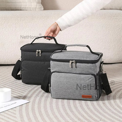 Bag, Insulated Cooler Bag Thermal Lunch Tote Bags For Men Women