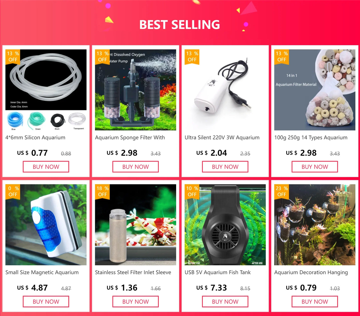 Premium Aquarium Bio Filter - Biochemical Sponge Filter for Fish Tank Air Pump & Skimmer System