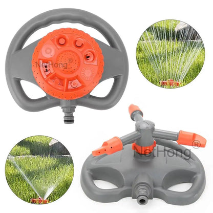 8 Function Garden Lawn Grass Water Sprinkler Hose Irrigation Watering Spray 360°