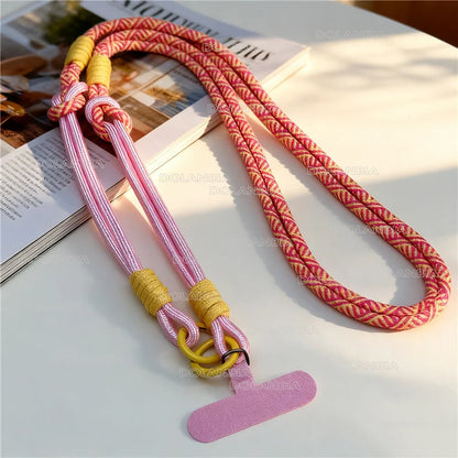 Creative 3-in-1 Mobile Phone Lanyard Wrist Strap Crossbody Hanging Neck Cellphone Chain Travel Convenience Phone Anti-loss Strap
