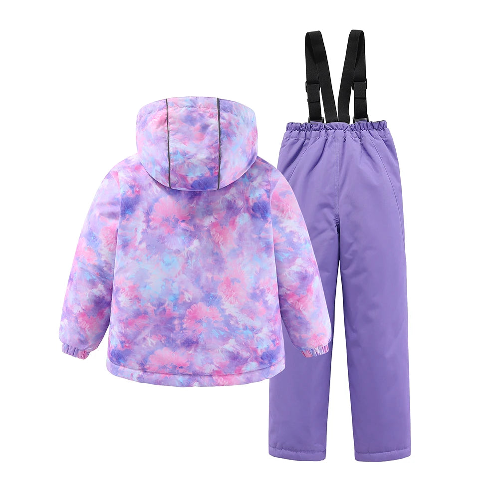 Kids Ski Suit Waterproof Snowboard Jacket & Pants Set - Boys Girls Winter Snow Gear 3-12 Years