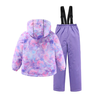 Kids Ski Suit Waterproof Snowboard Jacket & Pants Set - Boys Girls Winter Snow Gear 3-12 Years