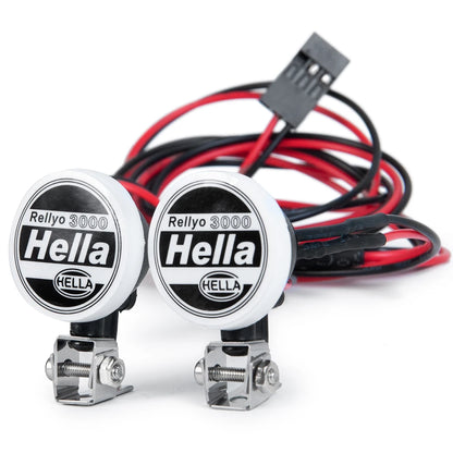 MIBIDAO 2/4LED RC Car Roof Light Round Lamp Spotlight For 1/10 Axial SCX10 II 90046 TRX4 Tamiya CC01 D90 D110